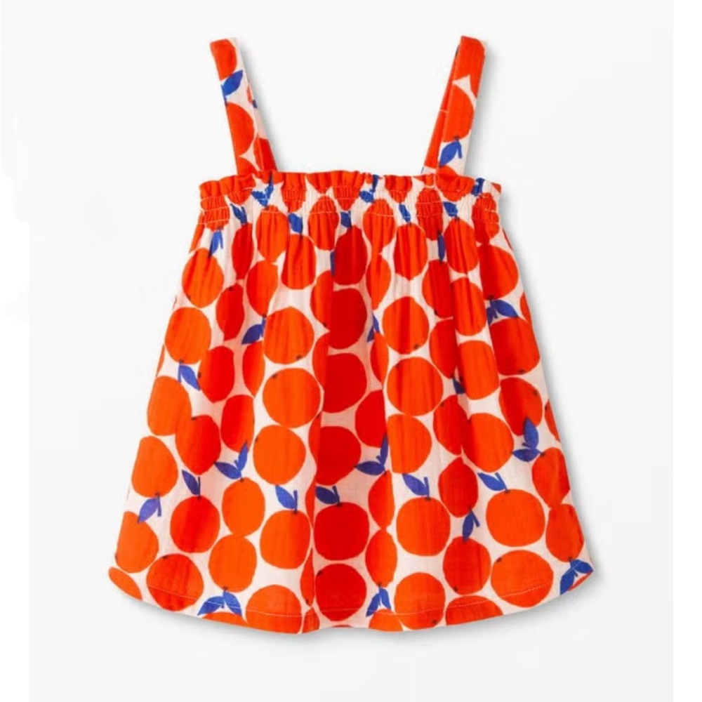 Hanna Andersson Muslim Top Tangerine Orange